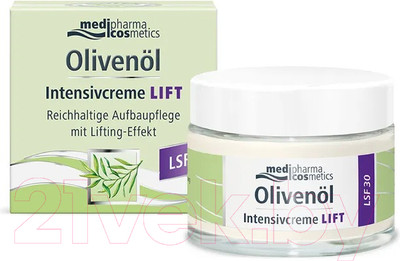 Крем для лица Medipharma Cosmetics Olivenol Lift дневной SPF 30 интенсив (50мл)
