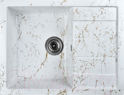 Мойка кухонная Wisent WB22-13 (с сифоном GER013)