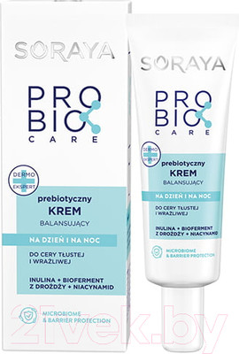 Крем для лица Soraya Probio Care Пребиотический для жирной и чувствительной кожи (50мл)