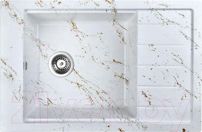 Мойка кухонная Wisent WB28-13 (с сифоном GER013)