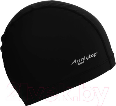 Шапочка для плавания Onlytop Swim / 10066085 (р.54-60, черный)