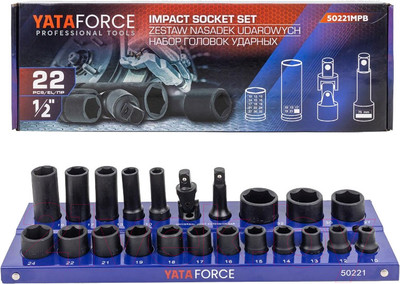 Набор головок слесарных Yataforce YF-50221MPB(57680)