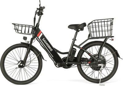 Электровелосипед Samebike Е-Alfa New со стальной рамой SB-E-ALFA500-48/13 (черный)