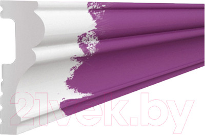 Молдинг SOLID 2UHD 06/60-СВ из экструдированного пенополистирола (2м, белый)