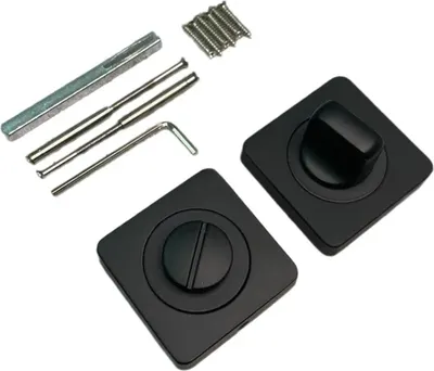 Фиксатор дверной защелки Basara BK 0605 MBP (черный матовый)