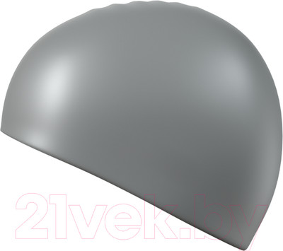 Шапочка для плавания Mad Wave Standart Cap Silicone (серый)