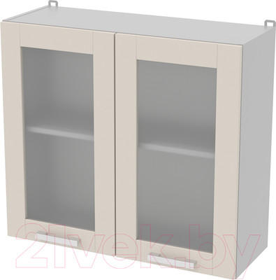 Шкаф навесной для кухни Интерлиния Компо ВШ80ст-720-2дв (персидский жемчуг)