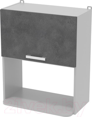 Шкаф навесной для кухни Интерлиния Компо ВШ60-720-1дг МП (бетон портленд)
