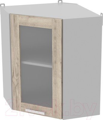 Шкаф навесной для кухни Интерлиния Компо ВШУст-720 (дуб серый)