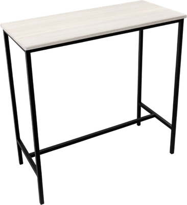 Барный стол Stal-Massiv LT-108 (дуб беленый/черный)