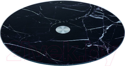Тортовница вращающаяся Белбогемия Черный мрамор 28346147 / 107518