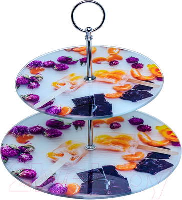 Ваза-этажерка Белбогемия Фруктовый лед 28346132 / 107506