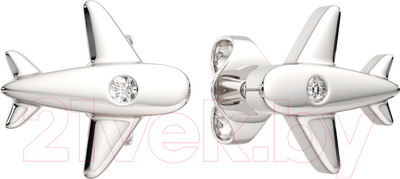 Серьги из серебра ZORKA 03101469.ZZ (с фианитом)