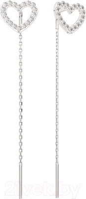 Серьги из серебра ZORKA 0310407 (с фианитом)