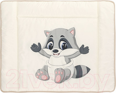 Пеленальный матрас Bambola Люкс Енот 80x65 / 8010