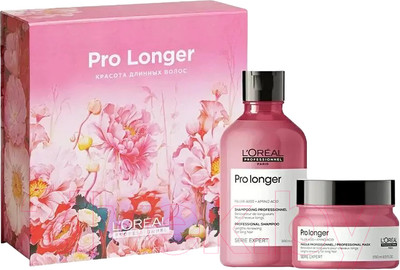 Набор косметики для волос L'Oreal Professionnel Pro Longer Шампунь 300мл+Маска 250мл
