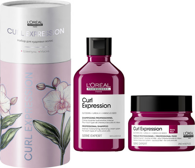 Набор косметики для волос L'Oreal Professionnel Curl Expression Шампунь 300мл+Маска 250мл