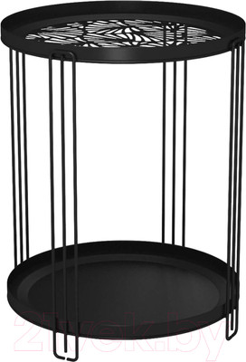 Журнальный столик Sheffilton SHT-CT82 (черный муар)