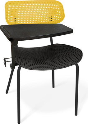 Стул офисный Sheffilton SHT-S85М-RD (желтый/черный/черный муар)