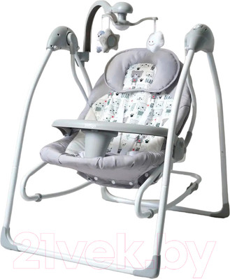 Качели для новорожденных INDIGO Fresh (мишки)