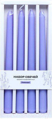 Набор свечей Home Line Лаванда / GL-LP (4шт)