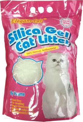 Наполнитель для туалета Elegant Cat Клубника (3.8л/1.6кг)