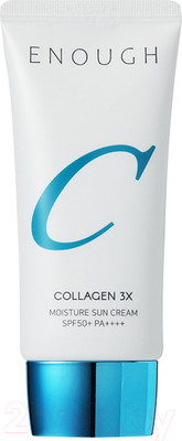 Крем солнцезащитный Enough Collagen 3X Moisture С коллагеном SPF50 PA+++ (50мл)