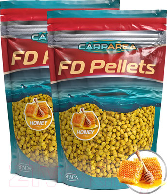Набор для прикормки Carparea Пеллетс гранулированный мед (2кг)