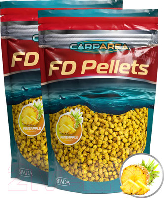 Набор для прикормки Carparea Пеллетс гранулированный ананас (2кг)