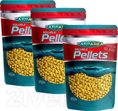 Набор для прикормки Carparea Пеллетс гранулированный растворимый мед (3кг)