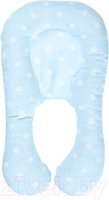 Подушка для малышей Bebekevi BEVI1045-1 (голубой в горошек)