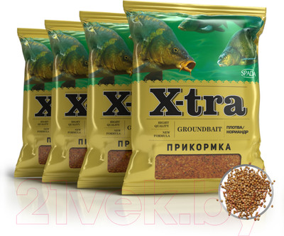 Набор для прикормки X-tra Плотва Кориандр (3кг)