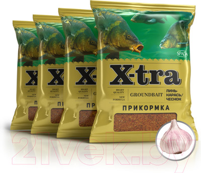 Набор для прикормки X-tra Линь-карась Чеснок (3кг)