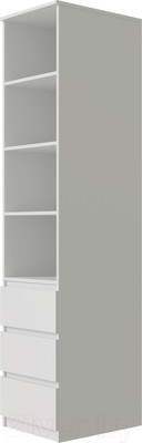 Стеллаж MySTAR Сноули 3я ИВ-121.20 (белый)