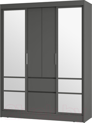 Шкаф-купе BTS МС Симпл ШКК-06 (графит)