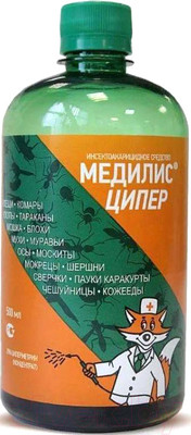 Концентрат от насекомых Медилис Ципер (500мл)