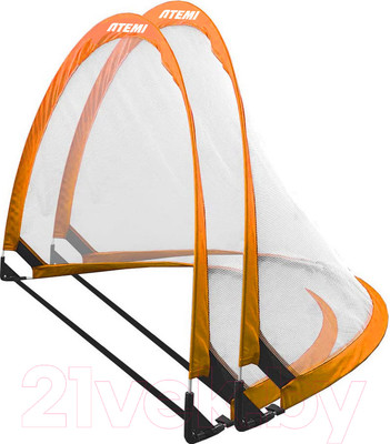 Футбольные ворота Atemi APSG03N (2шт, оранжевый/белый)