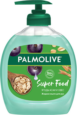 Мыло жидкое Palmolive Super Food Ягоды Асаи и Овес (300мл)