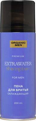 Пена для бритья Organic Men ExtraWater Охлаждающая (200мл)