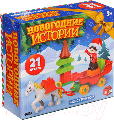 Конструктор Unicon Новогодние истории TS0484143 / 10293285 (21эл)