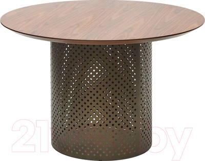 Обеденный стол M-City Rafael 120 / 632M05552 (орех 3001/бронза)