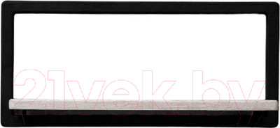 Полка Stal-Massiv Fly-WZ (дуб беленый/черный)