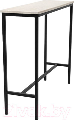 Барный стол Stal-Massiv SMT-108 (дуб беленый/черный)