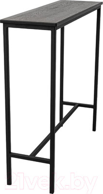 Барный стол Stal-Massiv SMT-108 (дуб черный/черный)