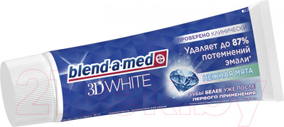 Зубная паста Blend-a-med 3D White Нежная мята (75мл)