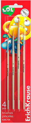 Набор кистей Erich Krause Jolly Friends / 61854 (4шт)