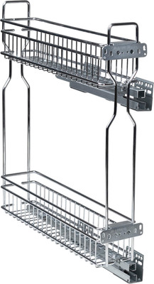 Корзина выдвижная AKS Norwig 150 боковая правая (хром)