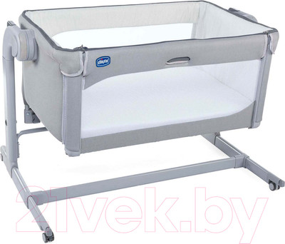 Детская кроватка Chicco Next2Me Magic Evo / 07087041720000 (Grey Mist)