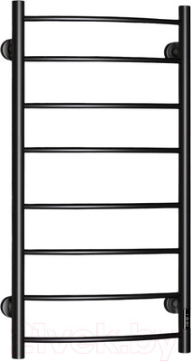 Полотенцесушитель электрический Roxen Santi BK-109AW-8T / 11030-4385B (черный)