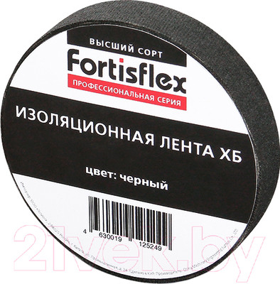 Изолента Fortisflex ХБ 71242 (черный)